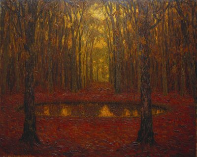 Lo Stagno a Versailles in Autunno da Henri Eugene Augustin Le Sidaner