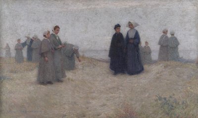 La passeggiata degli orfani, 1888 da Henri Eugene Augustin Le Sidaner