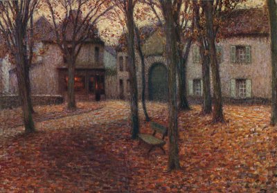 Il villaggio in autunno, c1915 da Henri Eugene Le Sidaner