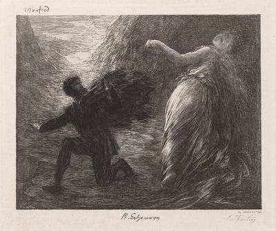 Manfred e Astarté da Henri Fantin-Latour
