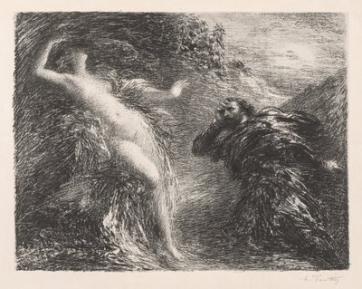 Manfred e Astarté da Henri Fantin-Latour