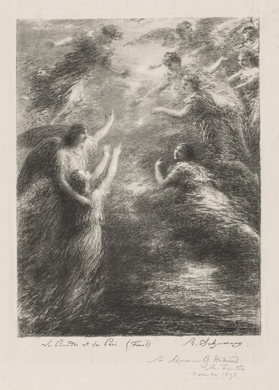 Paradiso e il Peri da Henri Fantin Latour