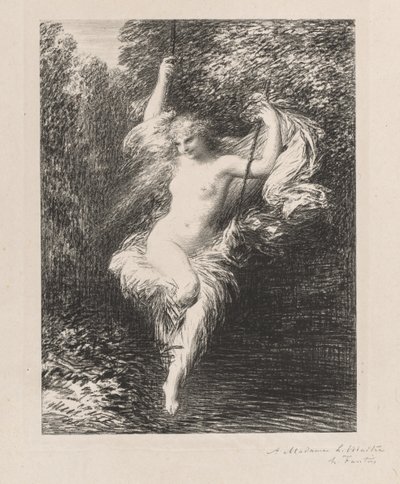 Sarah la Bagnante da Henri Fantin-Latour