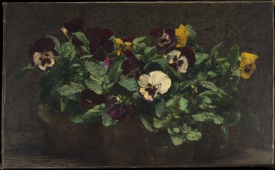 Natura morta con viole del pensiero da Henri Fantin-Latour