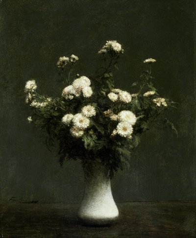Vaso di crisantemi da Henri Fantin-Latour