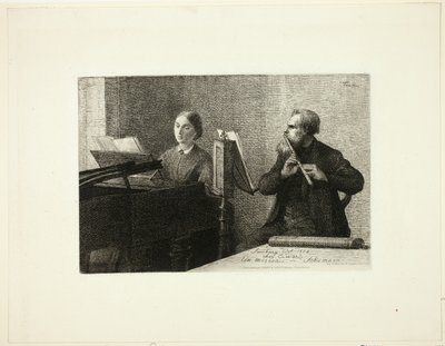 Un pezzo di Schumann da Ignace Henri Jean Fantin Latour
