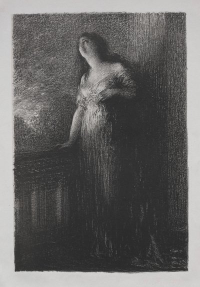 Confidando nella Notte da Ignace Henri Jean Fantin Latour