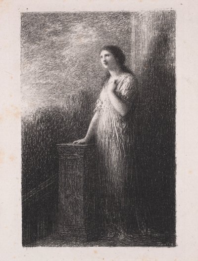 Confidando nella Notte da Ignace Henri Jean Fantin Latour