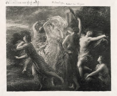 Danza dei Troiani da Ignace Henri Jean Fantin Latour