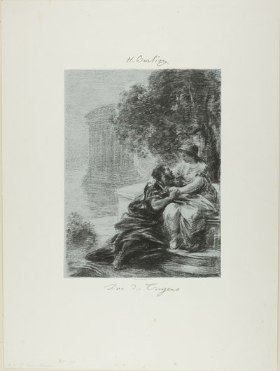 Duetto dei Troiani, prima tavola da Ignace Henri Jean Fantin Latour