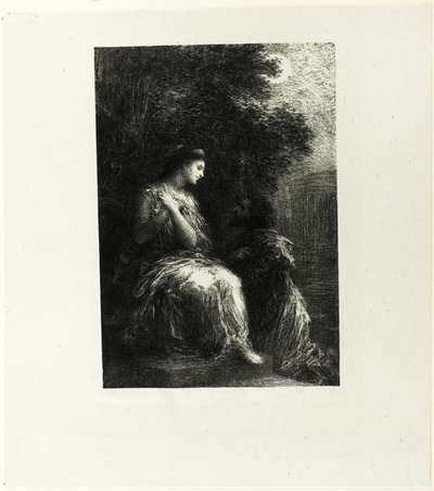 Duetto dei Troiani, settima tavola da Ignace Henri Jean Fantin Latour