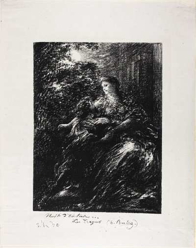 Duetto dei Troiani, sesta lastra da Ignace Henri Jean Fantin Latour