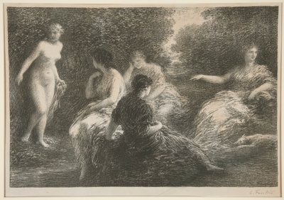 Cinque ninfe da Ignace Henri Jean Fantin Latour