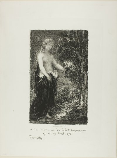 In memoria di Robert Schumann da Ignace Henri Jean Fantin Latour