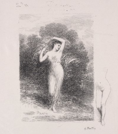 La giovane malata da Ignace Henri Jean Fantin Latour