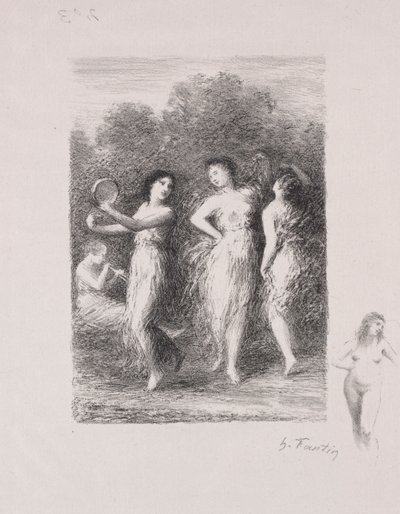La giovane malata da Ignace Henri Jean Fantin Latour