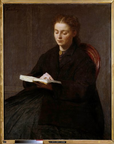 La lettura da Ignace Henri Jean Fantin Latour