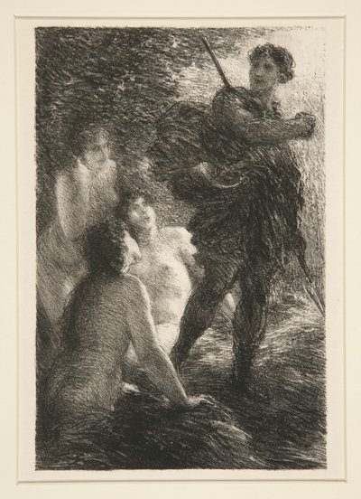 Il crepuscolo degli dei: atto III, Sigfrido e le fanciulle del Reno da Ignace Henri Jean Fantin Latour