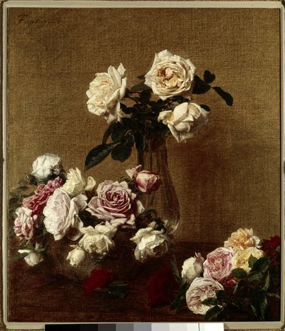 Le rose da Ignace Henri Jean Fantin Latour
