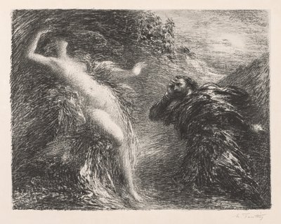 Manfred e Astarté da Ignace Henri Jean Fantin Latour