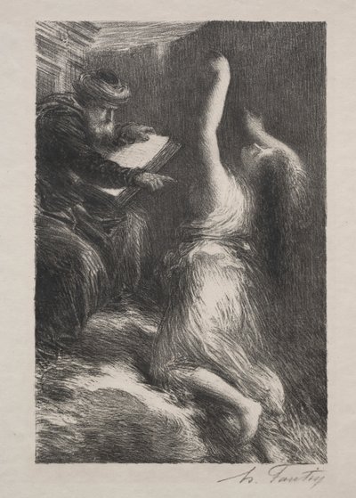 Parsifal, Atto II: Evocazione di Kundry da Ignace Henri Jean Fantin Latour