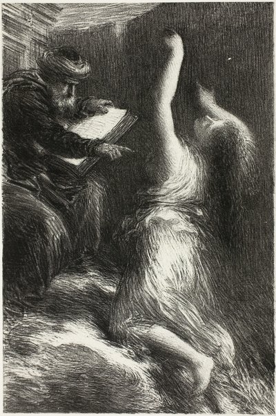 Parsifal, Atto II: Evocazione di Kundry da Ignace Henri Jean Fantin Latour