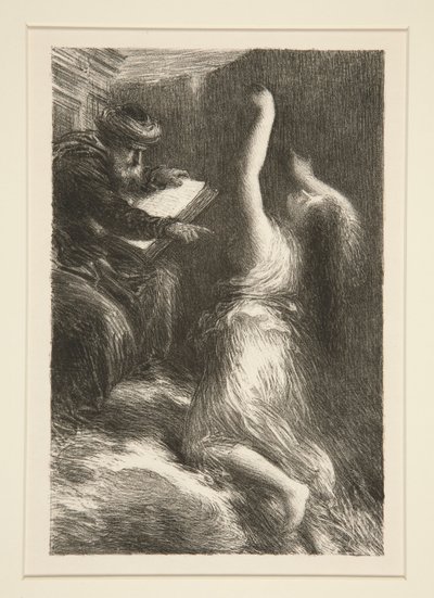 Parsifal: atto II, evocazione di Kundry da Ignace Henri Jean Fantin Latour
