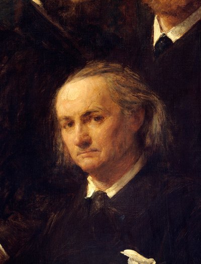 Ritratto del poeta Charles Baudelaire (dettaglio) da Ignace Henri Jean Fantin Latour