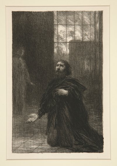 Rienzi: atto V, preghiera di Rienzi da Ignace Henri Jean Fantin Latour