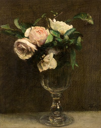 Rose da Ignace Henri Jean Fantin Latour