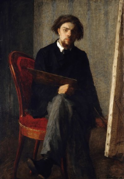 Autoritratto, 1858 da Ignace Henri Jean Fantin Latour