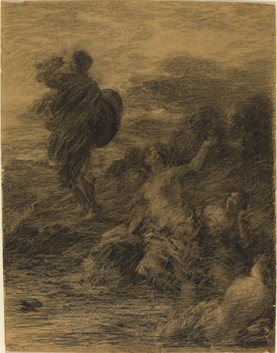 Sigfrido e le fanciulle del Reno da Ignace Henri Jean Fantin Latour