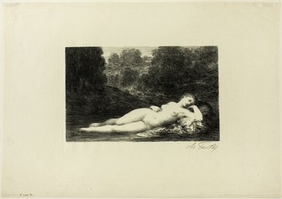 Acqua silenziosa da Ignace Henri Jean Fantin Latour