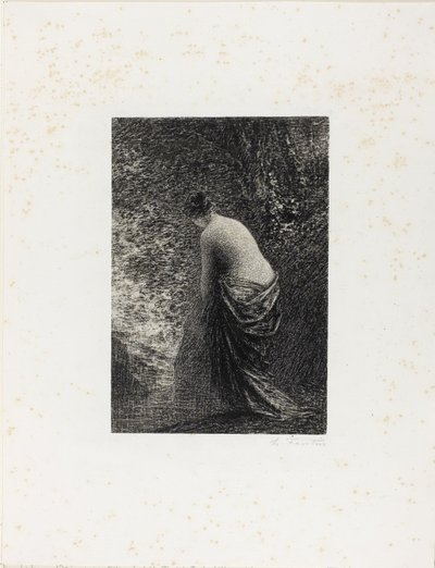 Bagnante in piedi da Ignace Henri Jean Fantin Latour