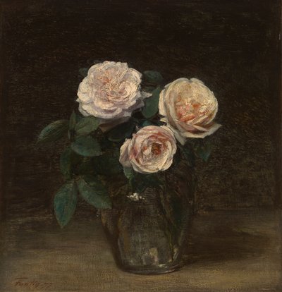 Natura Morta con Rose da Ignace Henri Jean Fantin Latour
