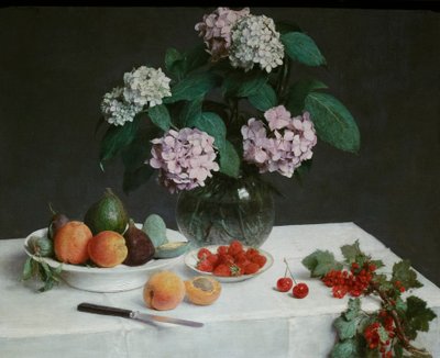 Natura morta, o la tavola imbandita da Henri Fantin Latour