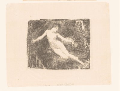 Studio di una donna nuda che si sveglia da Ignace Henri Jean Fantin Latour