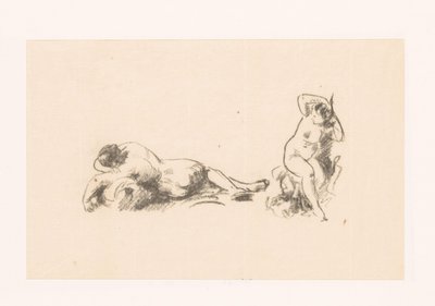 Studio di due donne nude da Ignace Henri Jean Fantin Latour