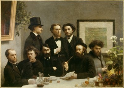 Angolo del tavolo da Ignace Henri Jean Fantin Latour