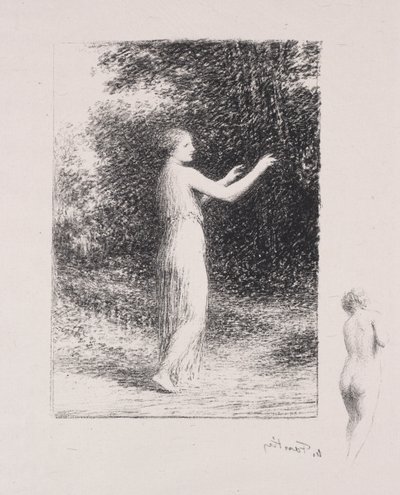 Il mendicante da Ignace Henri Jean Fantin Latour