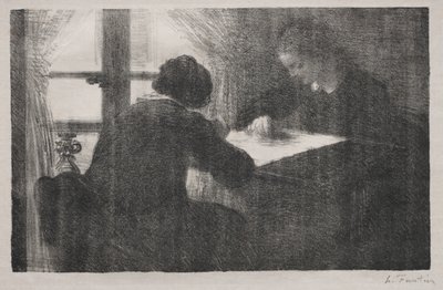 Le ricamatrici da Ignace Henri Jean Fantin Latour