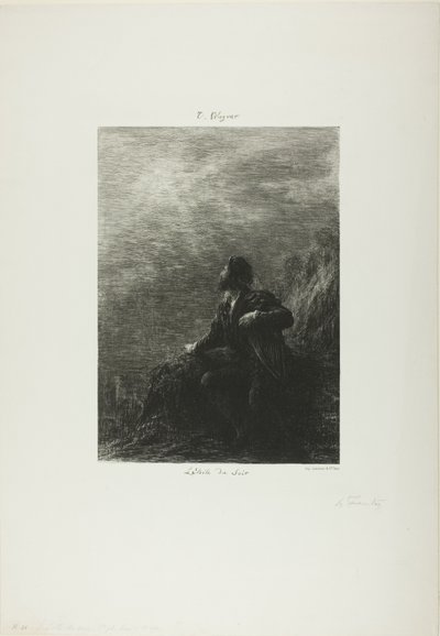 La stella della sera, seconda tavola da Ignace Henri Jean Fantin Latour