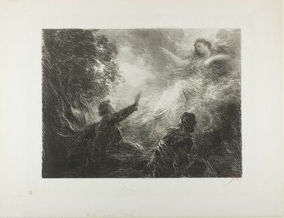 La fata delle Alpi da Ignace Henri Jean Fantin Latour