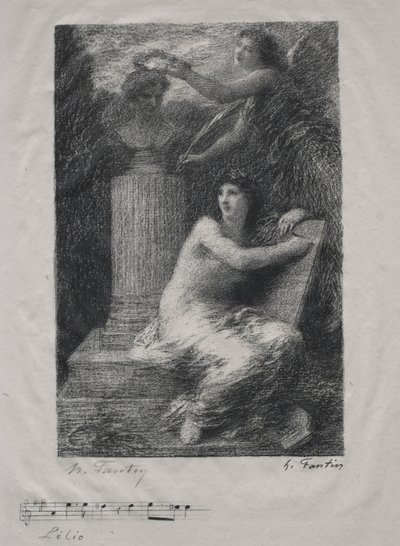 A Berlioz (Piccola lastra) da Ignace Henri Jean Fantin Latour