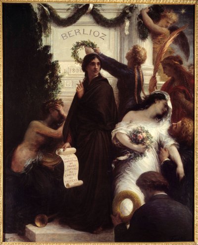 Omaggio a Berlioz. Hector Berlioz, compositore francese (1803-1869) da Ignace Henri Jean Fantin Latour
