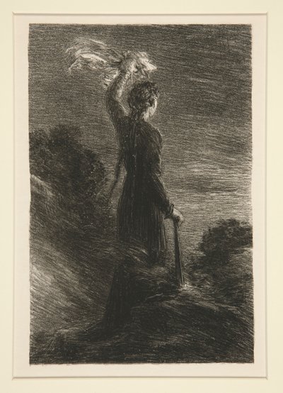 Tristano e Isotta: atto II, segnale nella notte da Ignace Henri Jean Fantin Latour