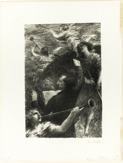 Tuba Mirum Spargens Sonum da Ignace Henri Jean Fantin Latour