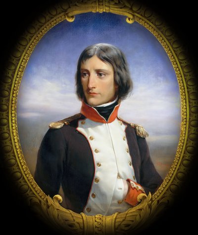 Napoleone Bonaparte come tenente colonnello del 1º battaglione di volontari repubblicani corsi da Henri Felix Emmanuel Philippoteaux