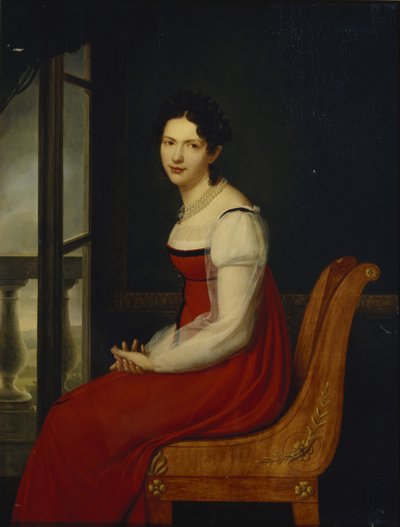 Ritratto della Principessa Varvara Sergeyevna Dolgorukova 1793-1833, nata Gagarina, ca 1820 da Henri Françoiss Riesener