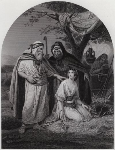 Boaz e Ruth da Henri Frederic (after) Schopin